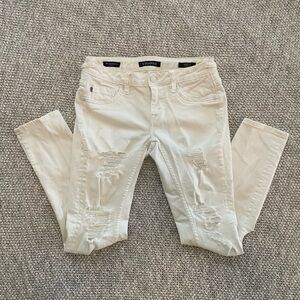 Vigoss Distressed White Jeans